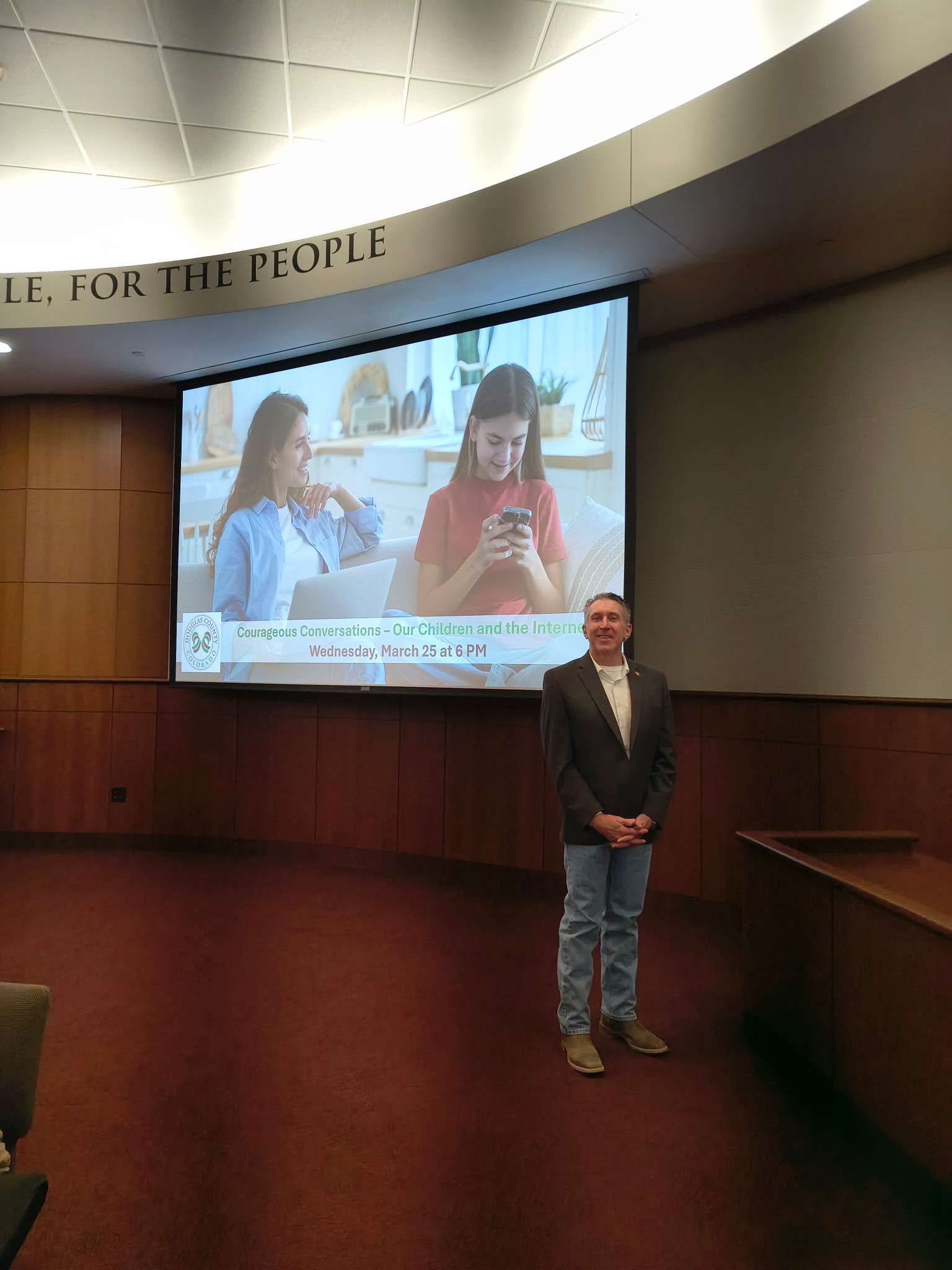 Tim Dietz at the Courageous Conversations — Our Children and the Internet event in Douglas County